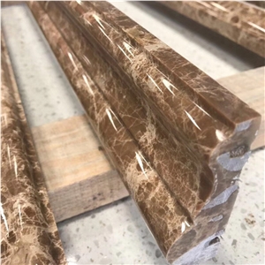 Natural Stone Moulding Lines Marble Baseboard Skirting Moulding