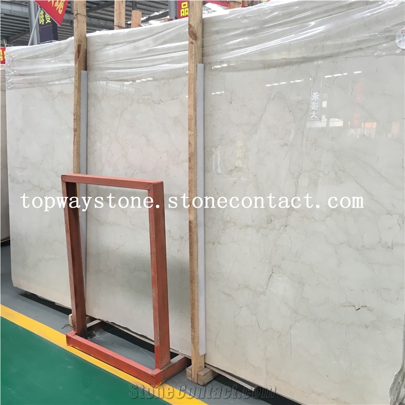 Iran Crystal Rose Beige Marble Stone Tiles for Floor,Wall Covering