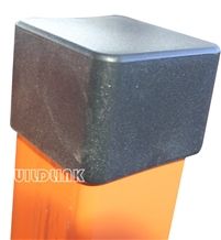 Orange Powder Coated Slab Rack Rails (Posts Can’T Change Position)