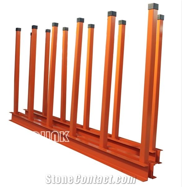 Powder Coated Slab Rack Rails (Posts Can’T Change Position)