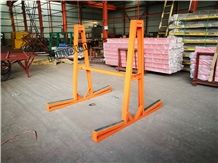Slant Base a Frames, Storage Rack with Cross Bar