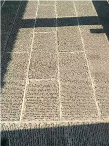 Blue Limestone Chiseled Surface Paving Blocks Stair Sets Competititve Prices