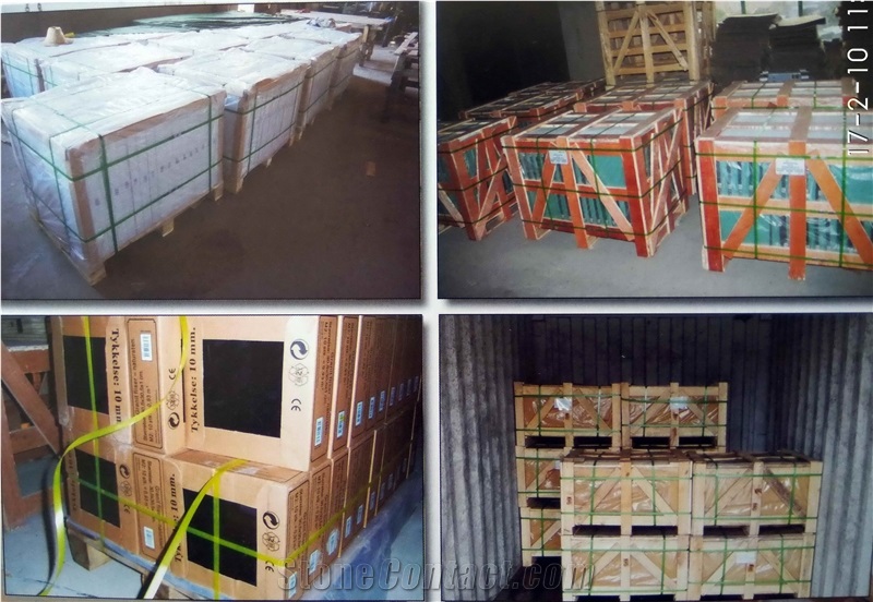 Shanxi Absolutely Black Granite Thin Tiles