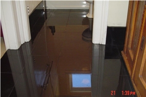 Shanxi Absolutely Black Granite Thin Tiles