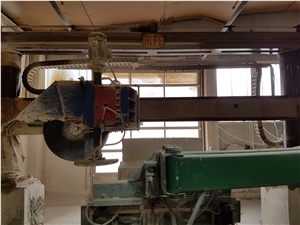 Used Tagliablochi Block Saw -Full Automatic Monodisc Block Cutter With 2 Columns