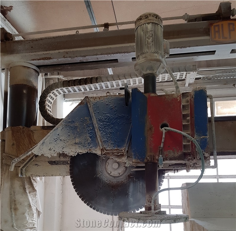 Used Tagliablochi Block Saw -Full Automatic Monodisc Block Cutter With 2 Columns