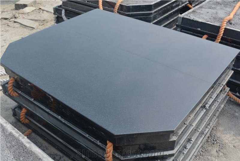 Uk Style Fireplace Hearth Shanxi Black Granite Back Panel