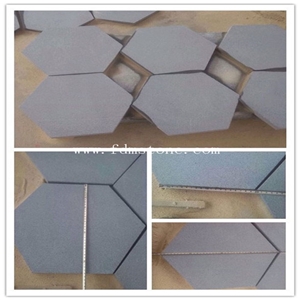 Chinese Natural Stone Granite Hexagon Paving Stone, Hexagon Floor Tile Paver, Granite Diy Cheap Tile