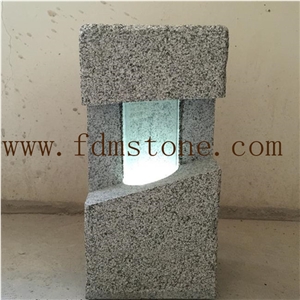 Modern Japanese Garden Granite Stone Lanterns