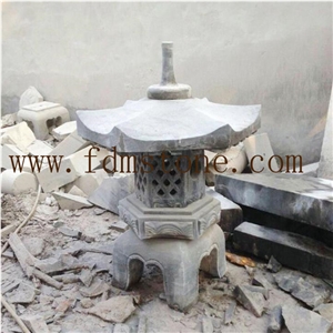 Modern Japanese Garden Granite Stone Lanterns