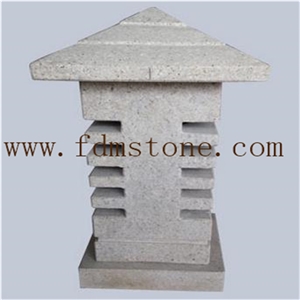 Modern Japanese Garden Granite Stone Lanterns