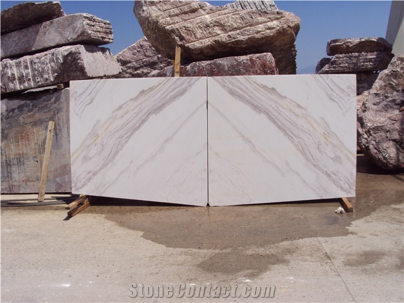 Volakas Marble Block, Greece White Marble