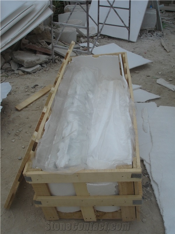 Hand Carved White Marble Fireplace Mantel Flower Surround Hearth