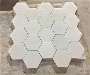 Subway Mosaic Tiles, Oriental White Marble Mosaic