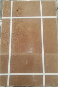 Noce Travertine Tiles, Travertine Pattern