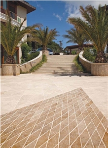 Noce Travertine Tiles, Travertine Pattern