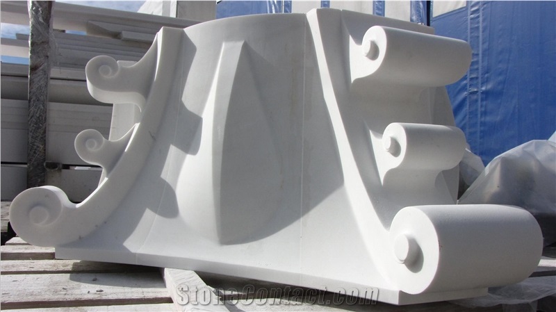Marble Sivec Capitol Pillar Columm