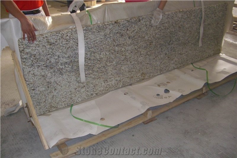 Giallo Oranmental Granite Countertops, Yellow Granite Countertops