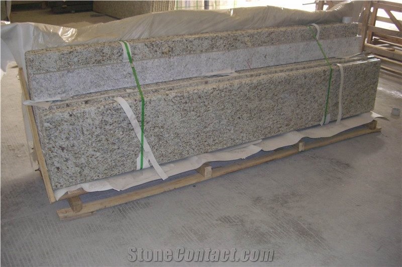 Giallo Oranmental Granite Countertops, Yellow Granite Countertops