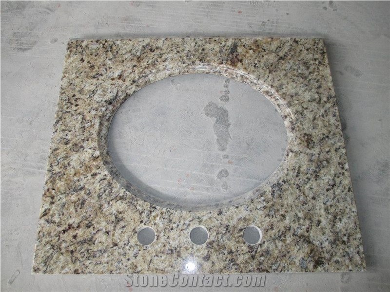 Giallo Oranmental Granite Countertops, Yellow Granite Countertops
