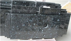 Norway Labrador Verde,Labrador Vert,Perla Smeralda,Verde Larvik,Lundhs Emerald Pearl,Emerald Pearl,Green Pearl Granite Kitchen Countertops/Bench Tops/Bar Top/Worktops/Island Tops/Desk Tops