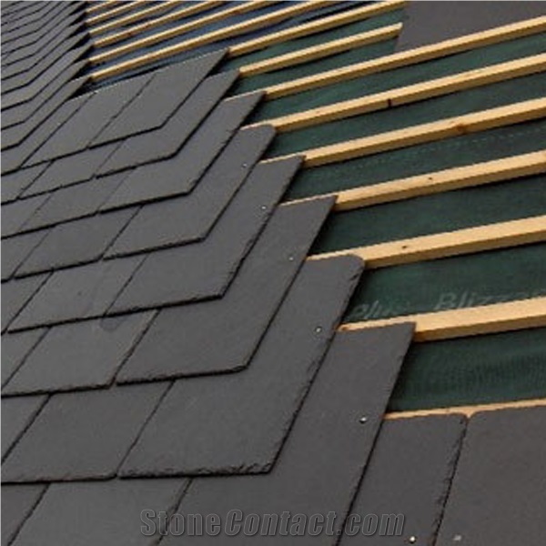 Black Slate Roof Tiles, Roof Covering, Roofing Tiles