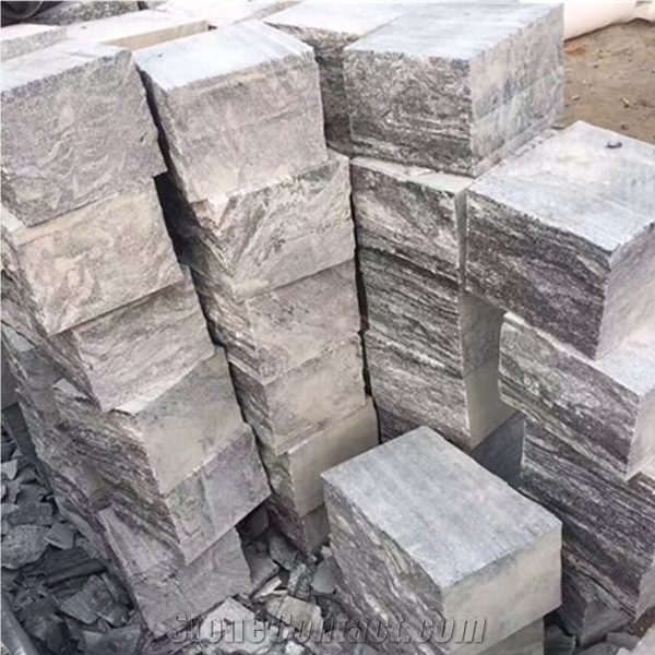 G302 Granite Landscape Stone Mushroom, Flamed Fantasy Granite Mushroomed Cladding