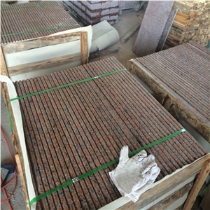 G562 Maple Red Granite Stairs/Maple Leaf Red Granite Stair/Maple Leaves Granite Stair Riser&Stair Treads/Mapple Red Granite Steps &Staircase