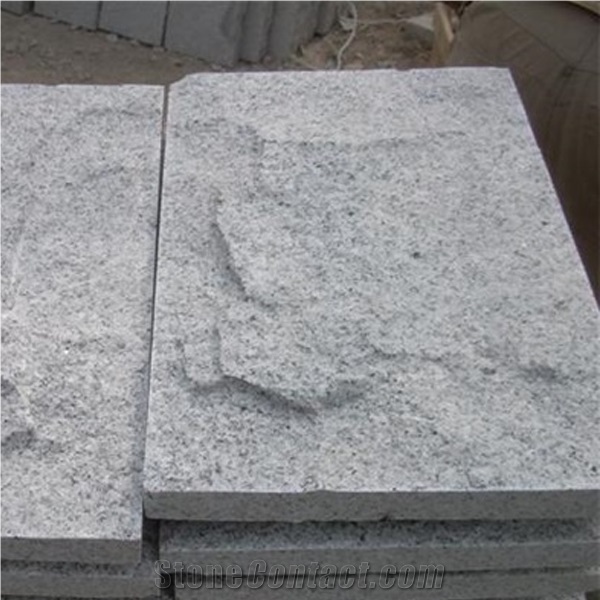 G603 Bianco Sardo Granite Mushroom Stone for Wall Cladding /Wall Panel