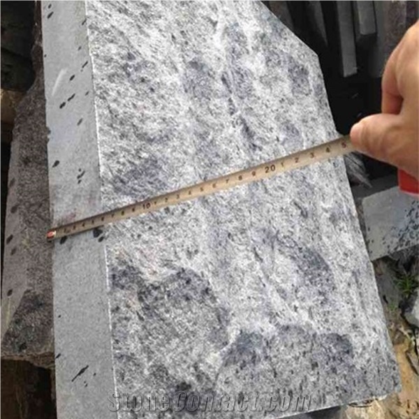 G684 China Black Basalt Black Galaxy Black Pearl Fuding Black Cleft Mushroom Wall Tile