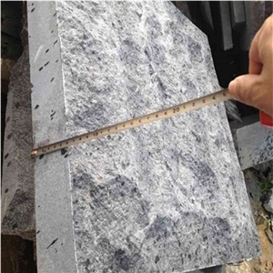 G684 China Black Basalt Black Galaxy Black Pearl Fuding Black Cleft Mushroom Wall Tile