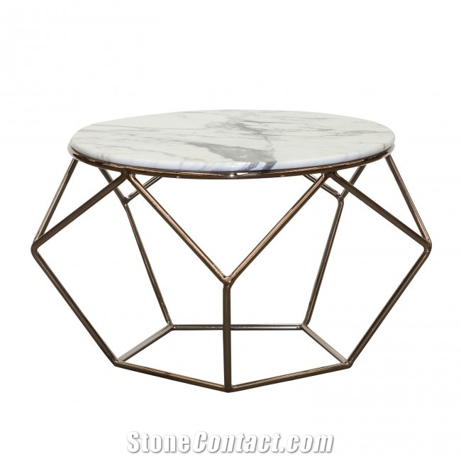 Round White Marble Coffee Table Top,Reception Desk&Counter,White Marble Solid Surface Table Tops