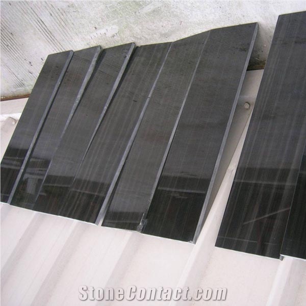 Shanxi Black Granite Stair Risers,China Granite Stair Treads&Steps