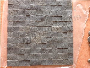 Chinese Grey Basalt Mosaic/Natural Stone Mosaic/Honed/Hainan Grey Basalt Mosaic/Mosaic