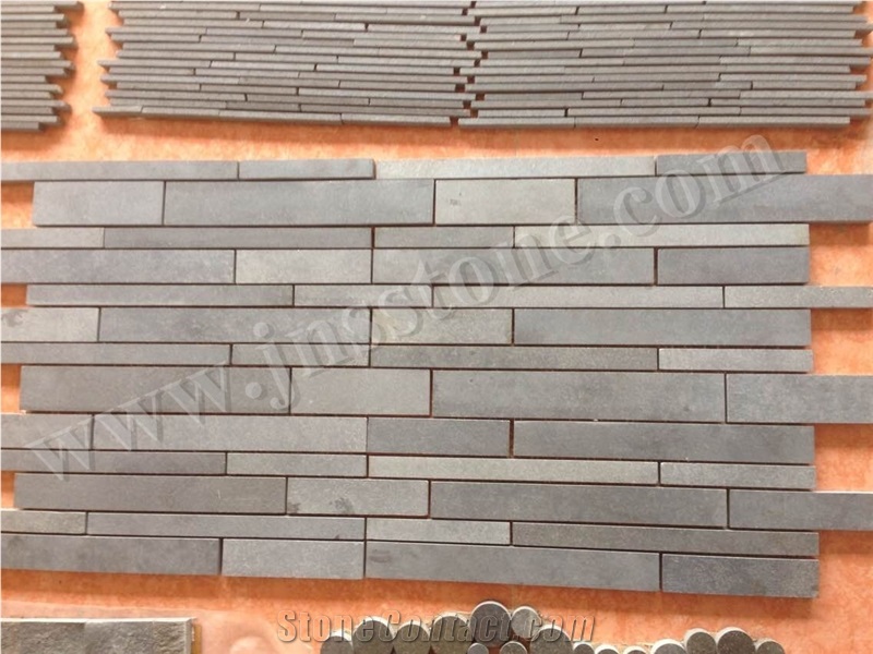 Chinese Grey Basalt Mosaic/Natural Stone Mosaic/Honed/Hainan Grey Basalt Mosaic/Mosaic