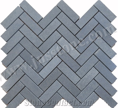 Hainan Grey Basalt Mosaic/Honed/Mosaic/Natural Stone Mosaic/Chinese Grey Basalt Mosaic