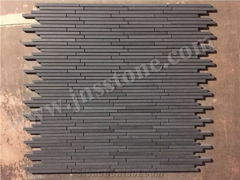 Hainan Grey Basalt Mosaic/Honed/Mosaic/Natural Stone Mosaic/Chinese Grey Basalt Mosaic