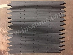 Mosaic/Natural Stone Mosaic/Honed/Hainan Grey Basalt Mosaic/Chinese Grey Basalt Mosaic