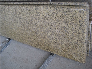 China Origin Tiger Skin Yellow Polished Granite Slab, G717 Granite for Countertop and Worktop, G691 Yellow Granite Steps & Pattern