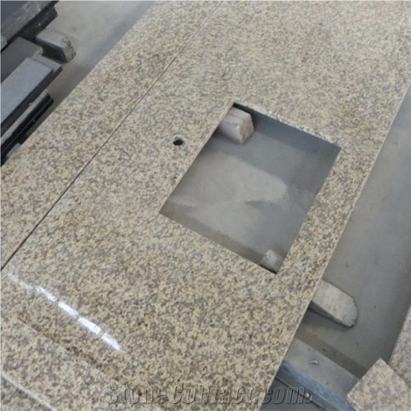 China Origin Tiger Skin Yellow Polished Granite Slab, G717 Granite for Countertop and Worktop, G691 Yellow Granite Steps & Pattern