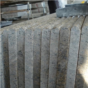 China Origin Tiger Skin Yellow Polished Granite Slab, G717 Granite for Countertop and Worktop, G691 Yellow Granite Steps & Pattern