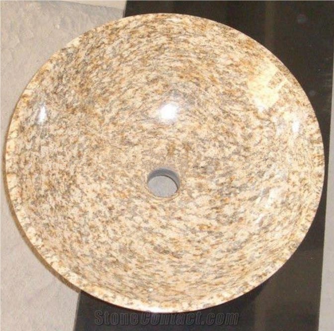 China Origin Tiger Skin Yellow Polished Granite Slab, G717 Granite for Countertop and Worktop, G691 Yellow Granite Steps & Pattern