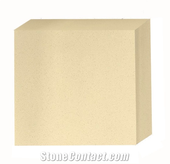 Beige Quartz Stone Slab_p171011