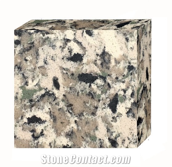 Multicolor Quartz Stone Slabs_e17009