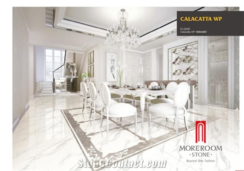 Big Size 900x1800mm Calacatta Porcelain Floor Tile