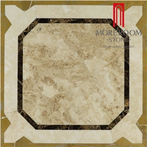 Cappucino Marble Laminated Floor Medallions