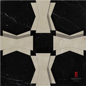 Cnc Ceramic Backed 3d Decors Composited Marble for Wall Background