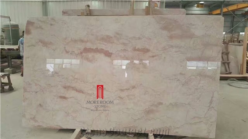 Cream Rose Pink Marble Tiles for Background Decoration