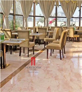 Cream Rose Pink Marble Tiles for Background Decoration