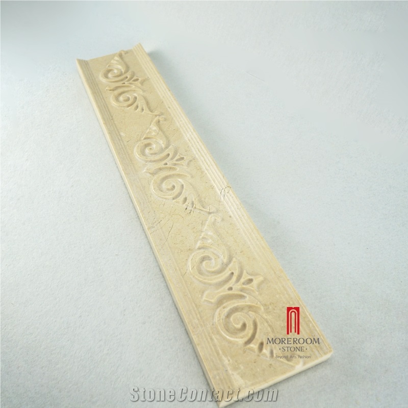 Crema Marfil Marble 3d Border Decors